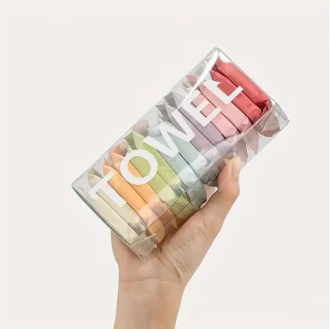 14-Pack Komprimerade Ansiktshanddukar i 100% Bomull - Bild 3