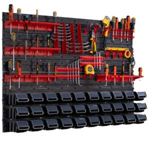 Verktygstavla 1152×780mm med 30 lådor inkl. lock